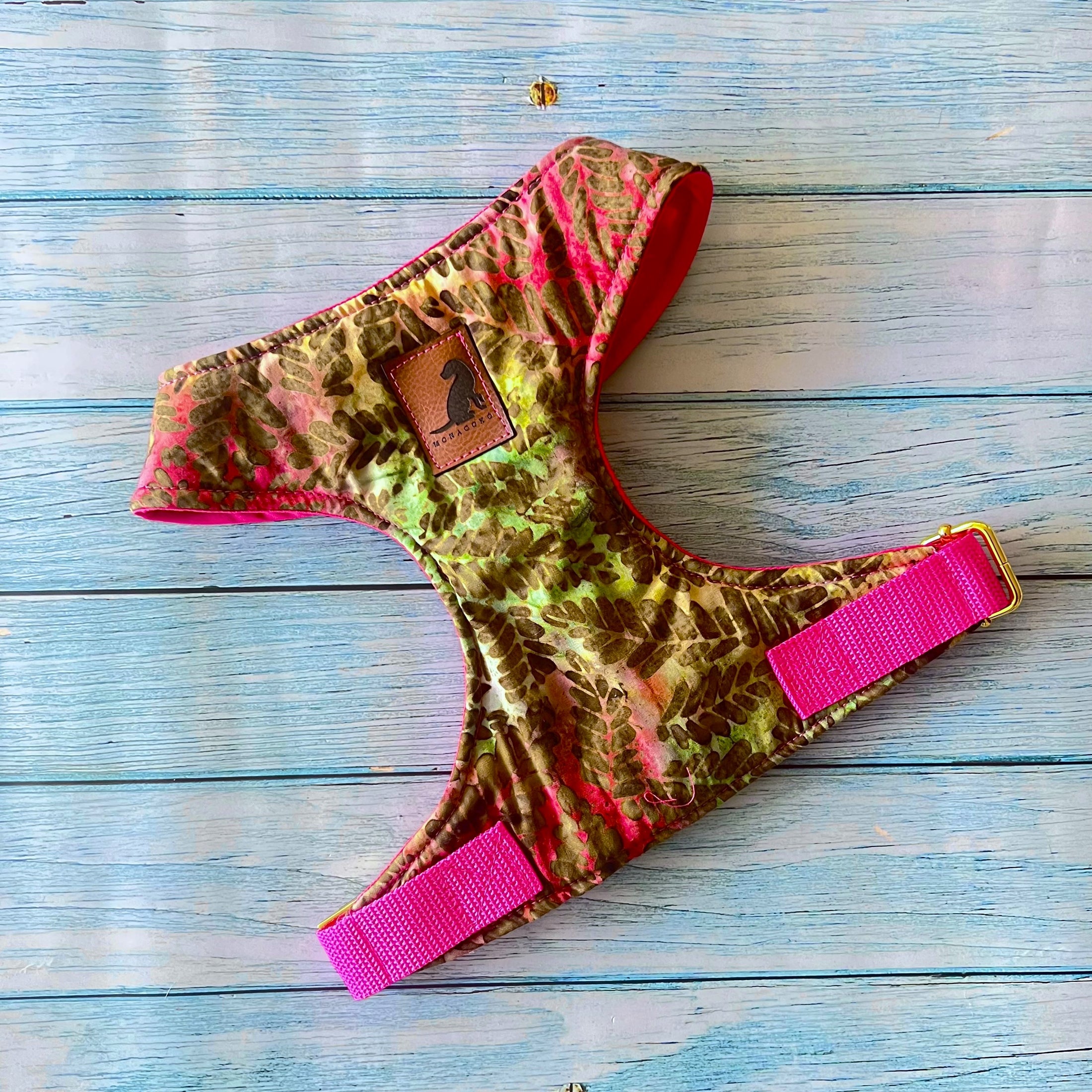 Pechera PinkHojas arnes para perros y gatos