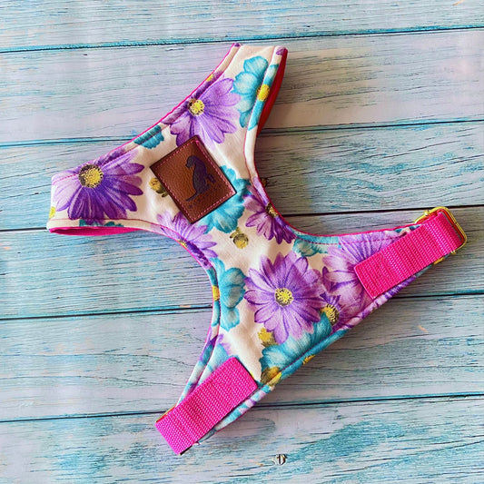 Pechera Big Flower arnes para perros y gatos