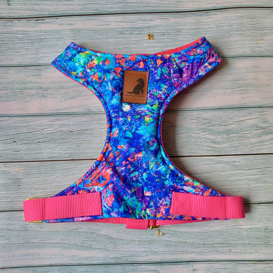 Pechera Print Morado arnes para perros y gatos
