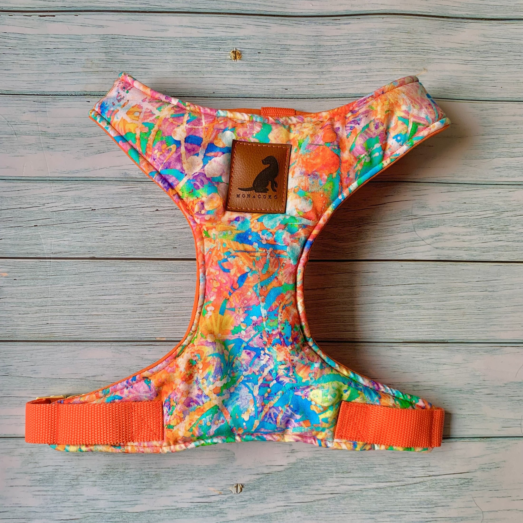 Pechera Print Amarillo arnes para perros y gatos