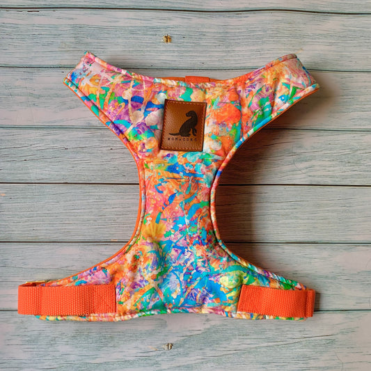 Pechera Print Amarillo arnes para perros y gatos