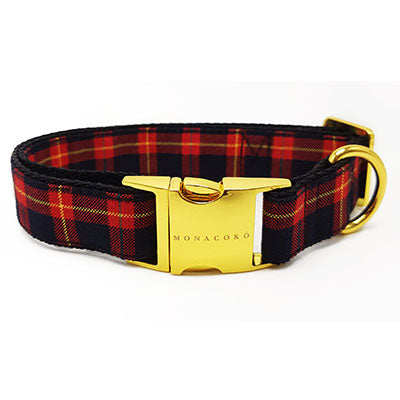 New Red Wool collar de hebilla para perros y gatos